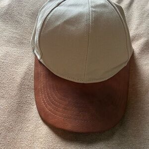 Express Beige and Brown Men's Cap